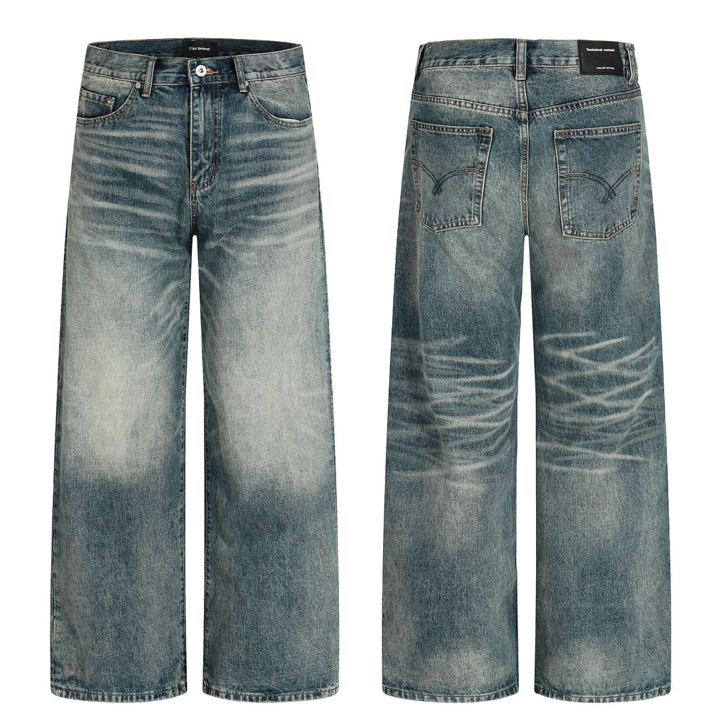 11KN Cat Whisker Loose Scimitar Wide Leg Trousers