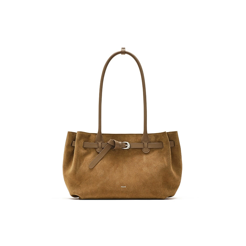 MUVA Simple Texture Large Capacity Armpit Bag