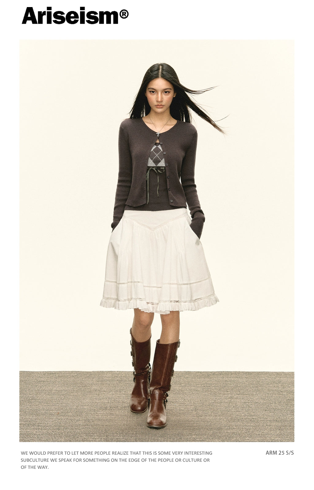 Ariseism Tub Top Plus Jacket Set