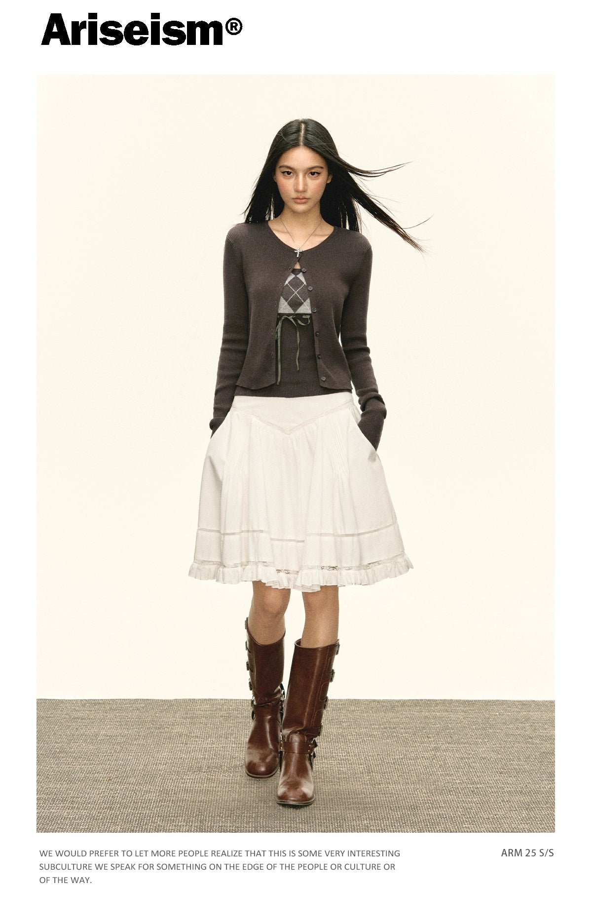Ariseism Tub Top Plus Jacket Set