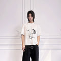SOUTH FISH Drummer Print 220g Breathable Relaxed Fit Tee