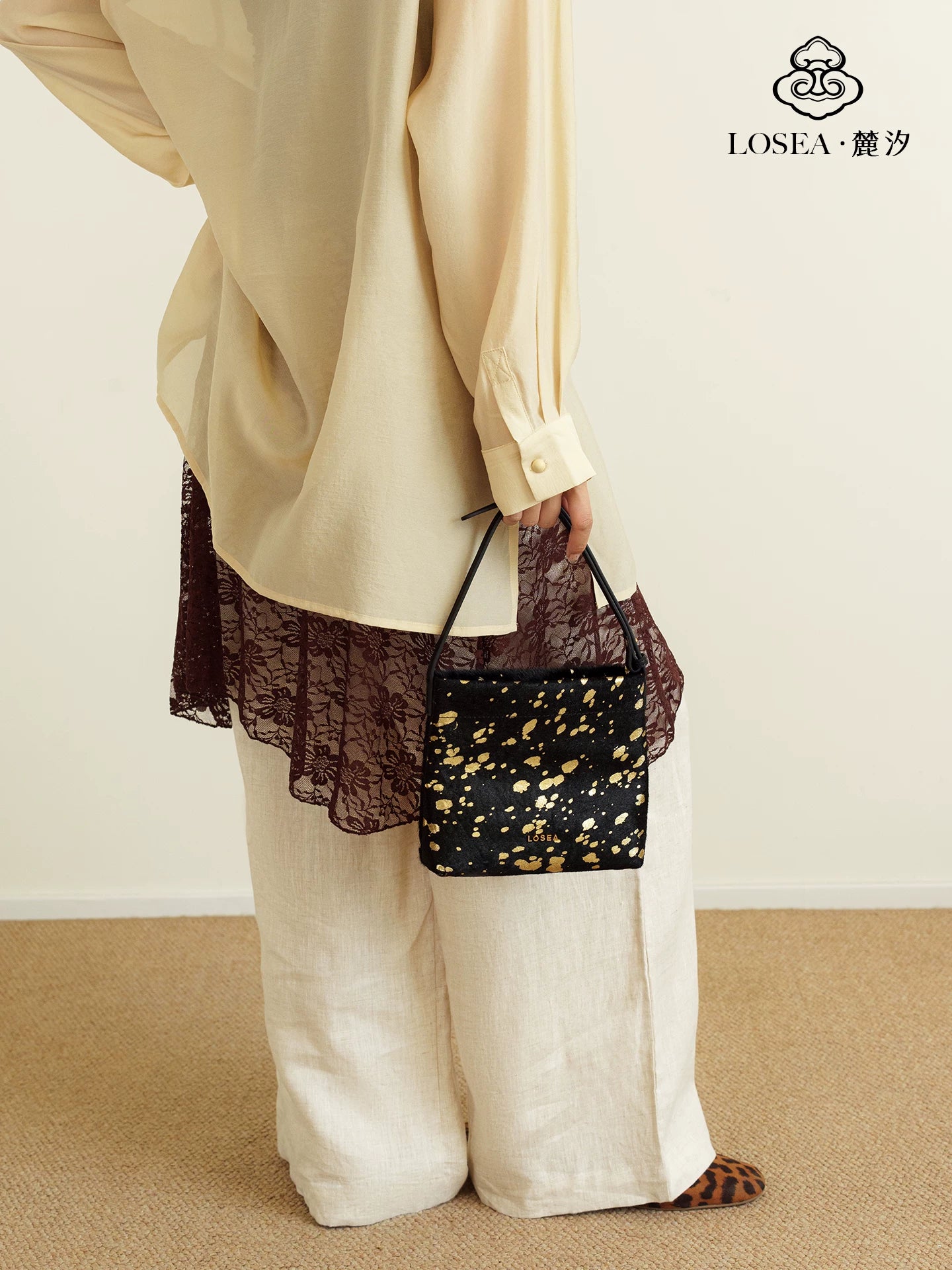 LOSEA Leather Versatile Messenger Bag