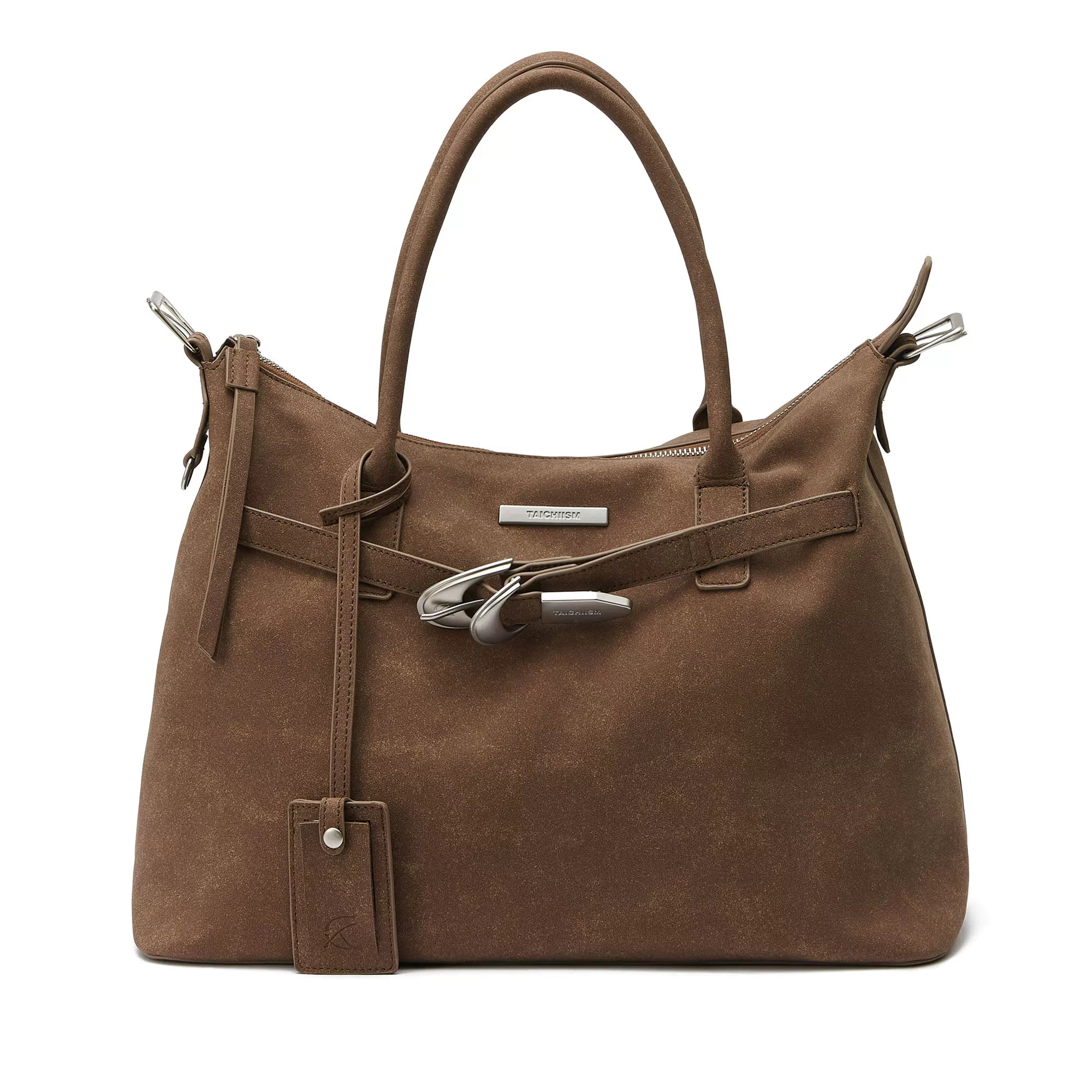 TAICHIISM Hand Bag Dual-purpose Buckle Suede Tote Bag