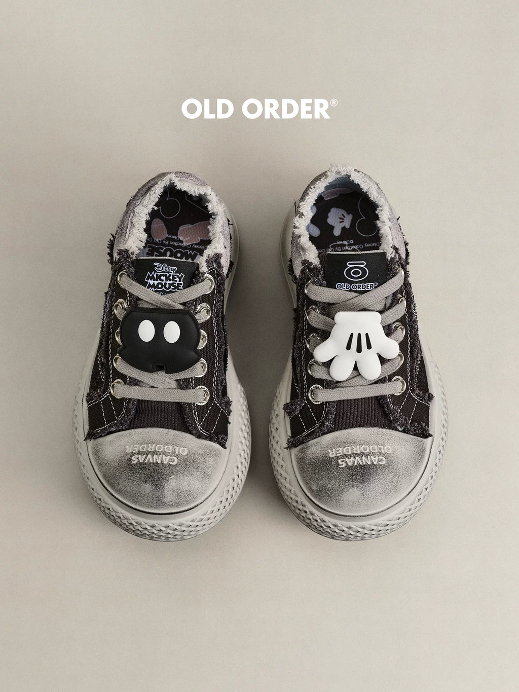 OLD ORDER Canvas Chunky Platform Sneaker