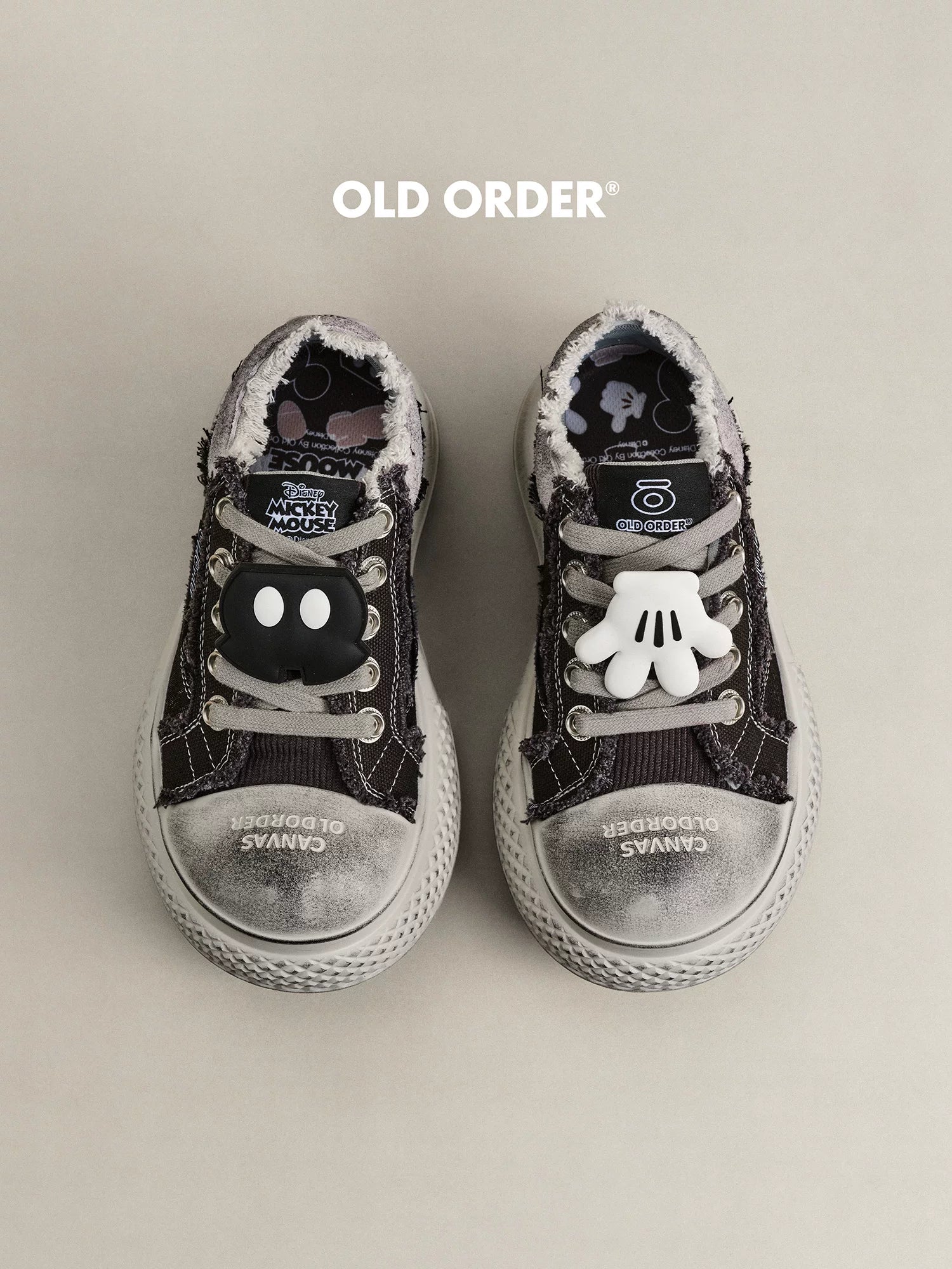 OLD ORDER Canvas Chunky Platform Sneaker