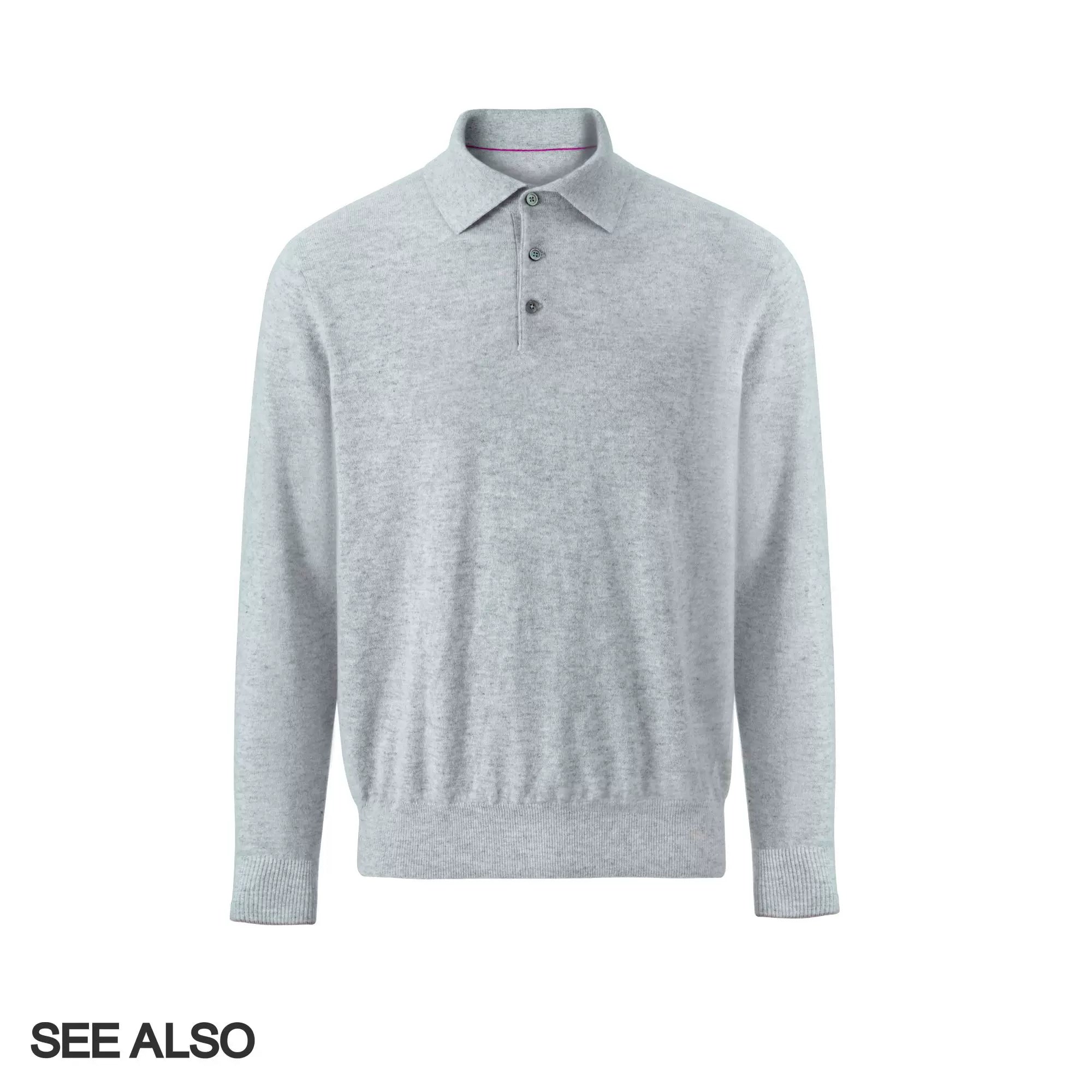SEE ALSO Super Worsted Wool Elbow Leather Long-sleeved Sweater