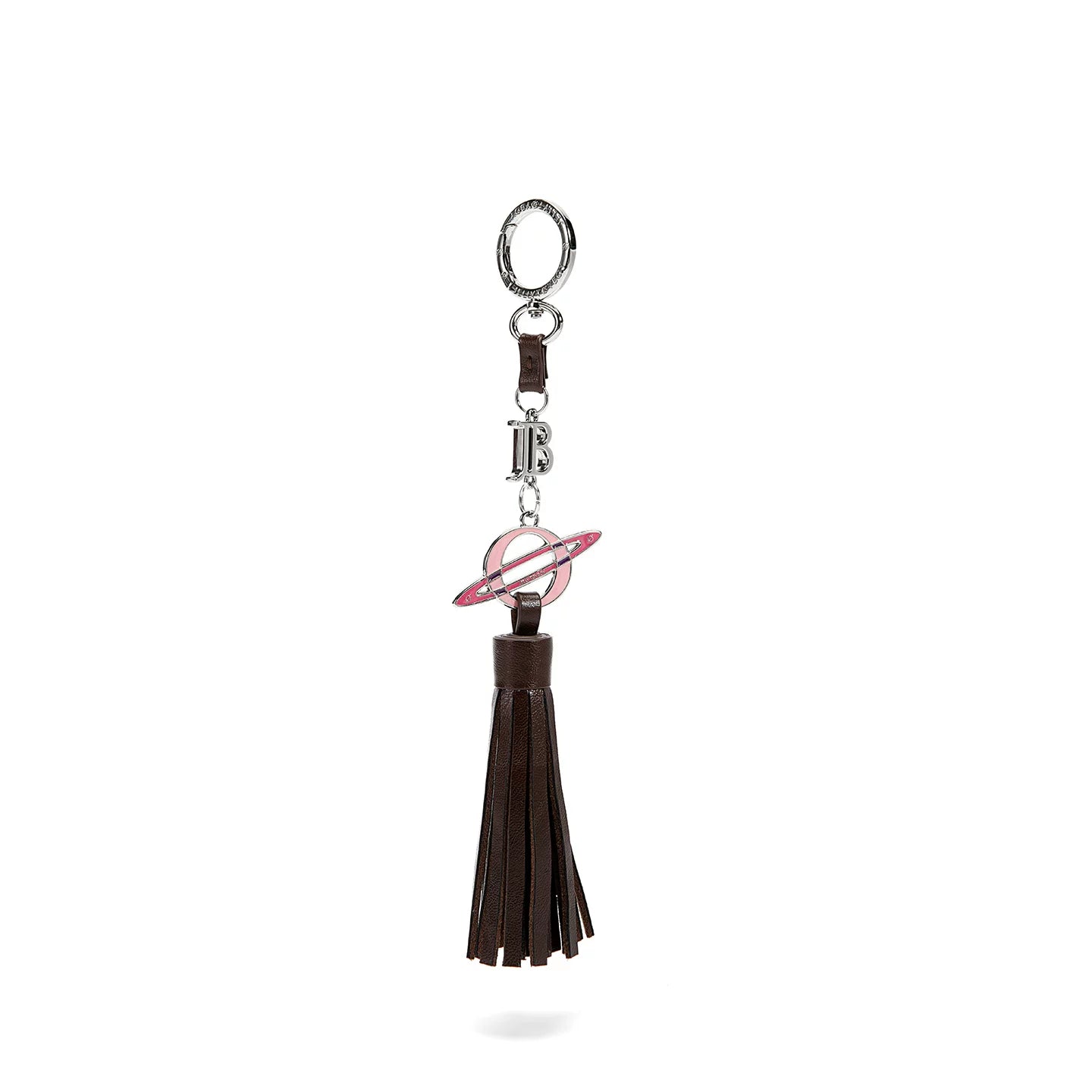 JELLY TOYBOY Pink Faux Leather Tassel Charm Bag Accessory