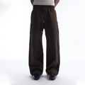 BEVAN UP Mocha Brown Breathable Straight-Leg Pants