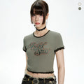 Imone Retro Worn Wooden Ear Edge Tee