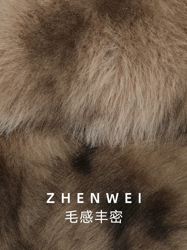 ZHENWEI Versatile Imitation Fox Fur Scarf