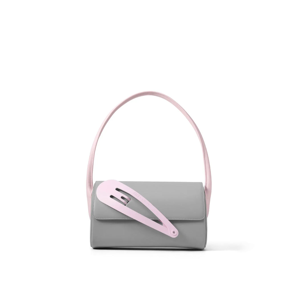 ECODAY Croc-Embossed Faux Leather Magnetic Snap Shoulder Bag