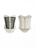 FayChui Baroque Court Cropped Corset Top