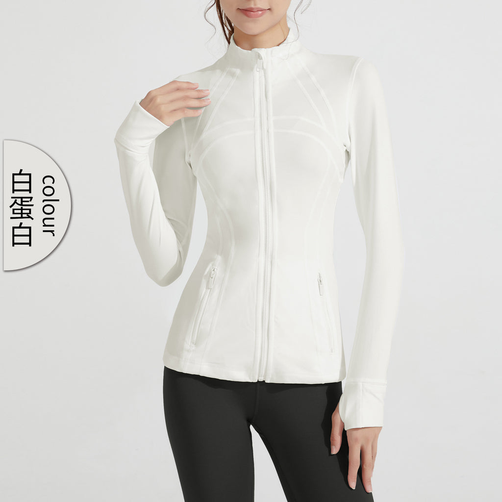 Athena Lulu Stand-up Neck Zipper Long-sleeved Yoga Suit