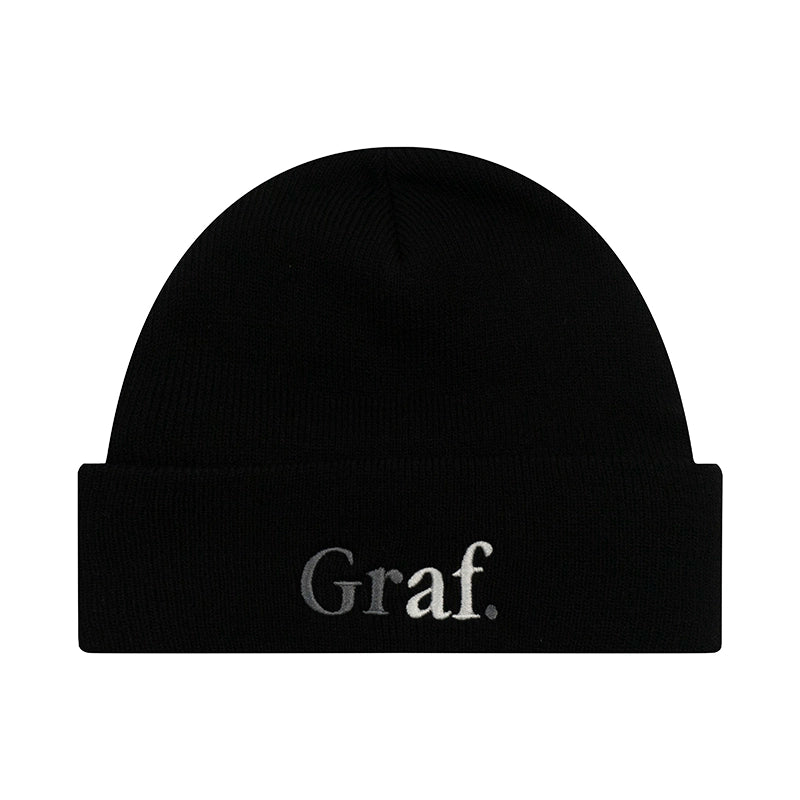 GRAF Tones Embroidered Knit Beanie