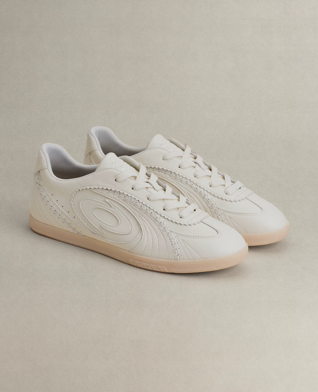 OLD ORDER Leather Lace-Up Retro Trainer