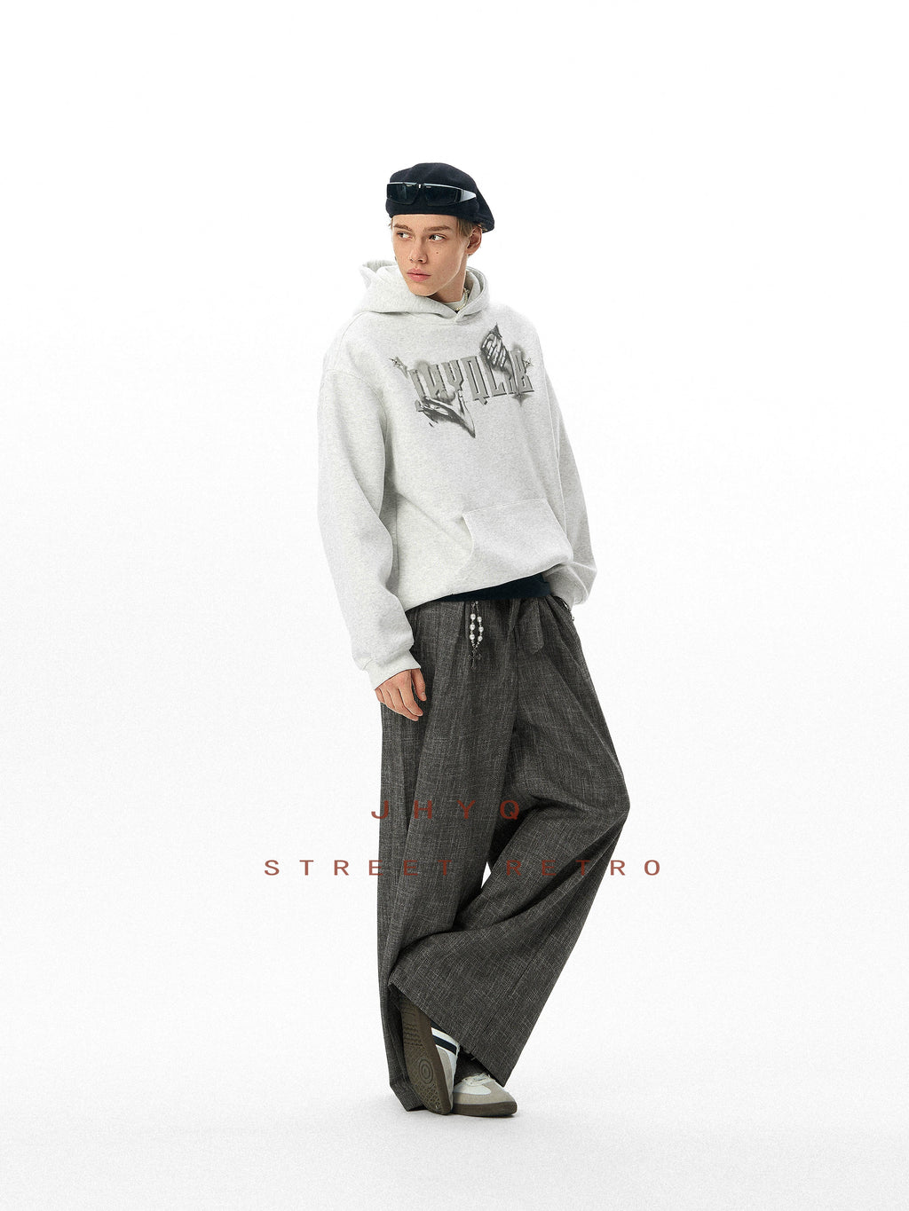JHYQ Star Bead Gesture Printed Sweater