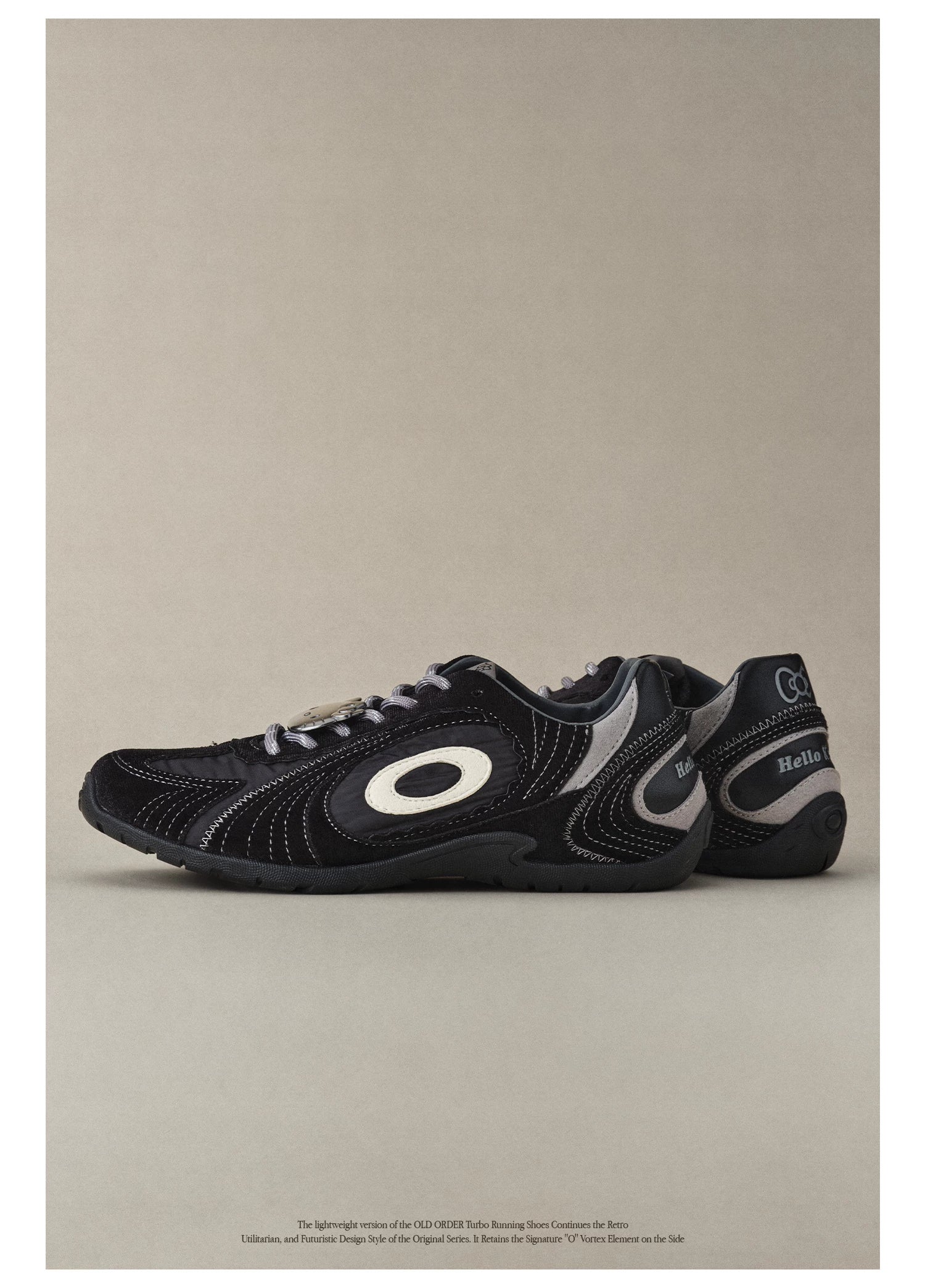 OLD ORDER Hello Kitty Suede Lace-Up Training Sneaker