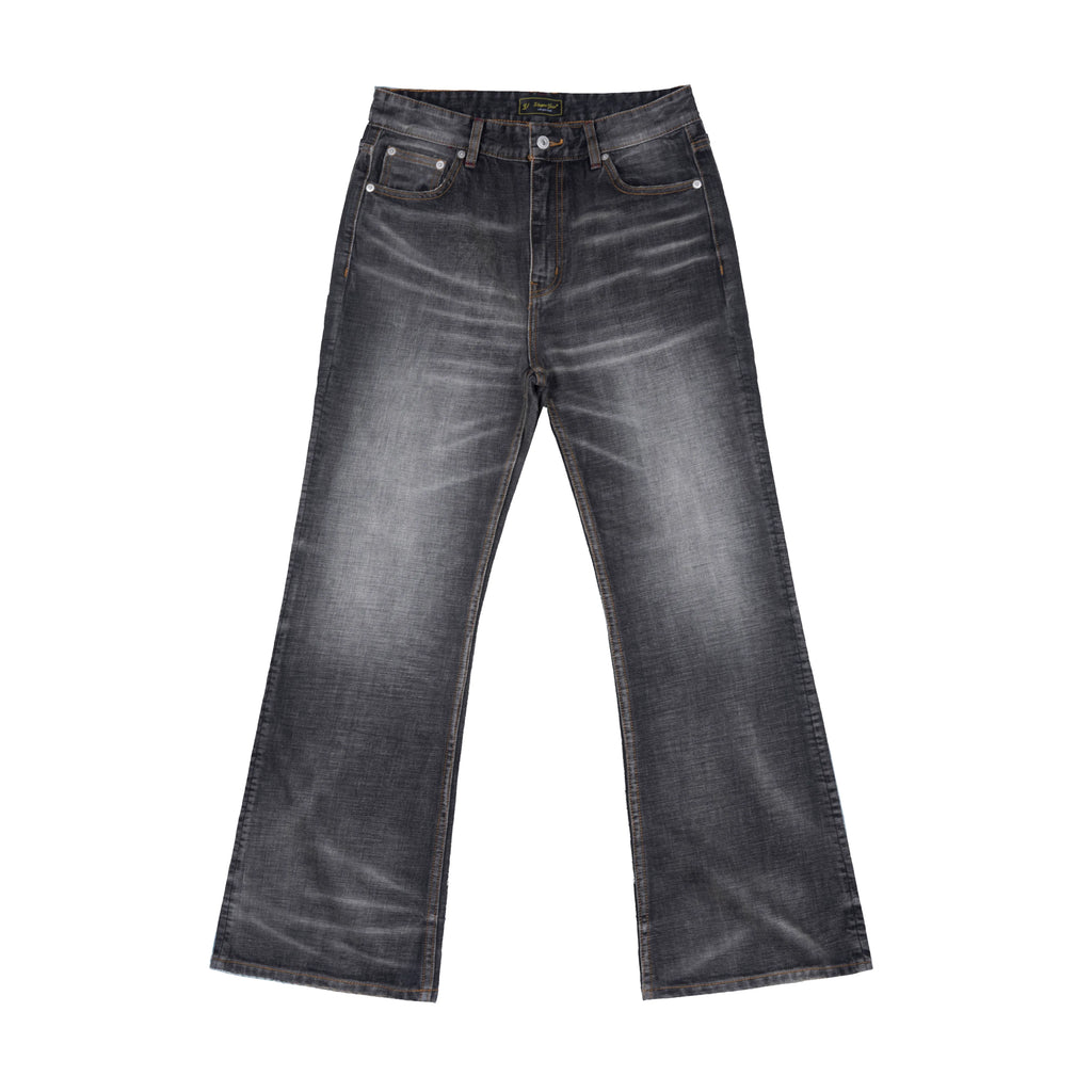 VOWPROGRESS Cowboy King Micro-Flare Whiskered Relaxed Jeans