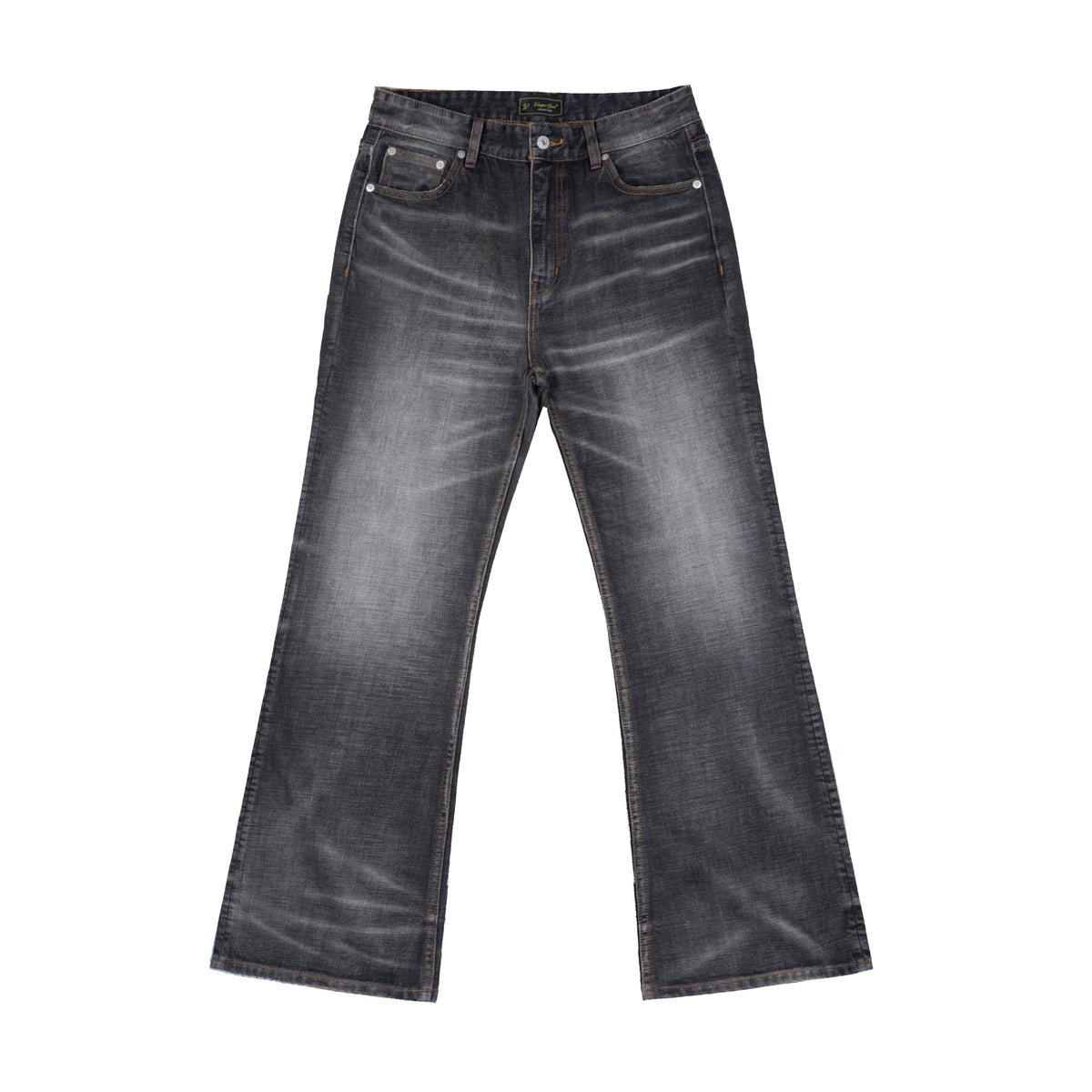 VOWPROGRESS Cowboy King Micro-Flare Whiskered Relaxed Jeans
