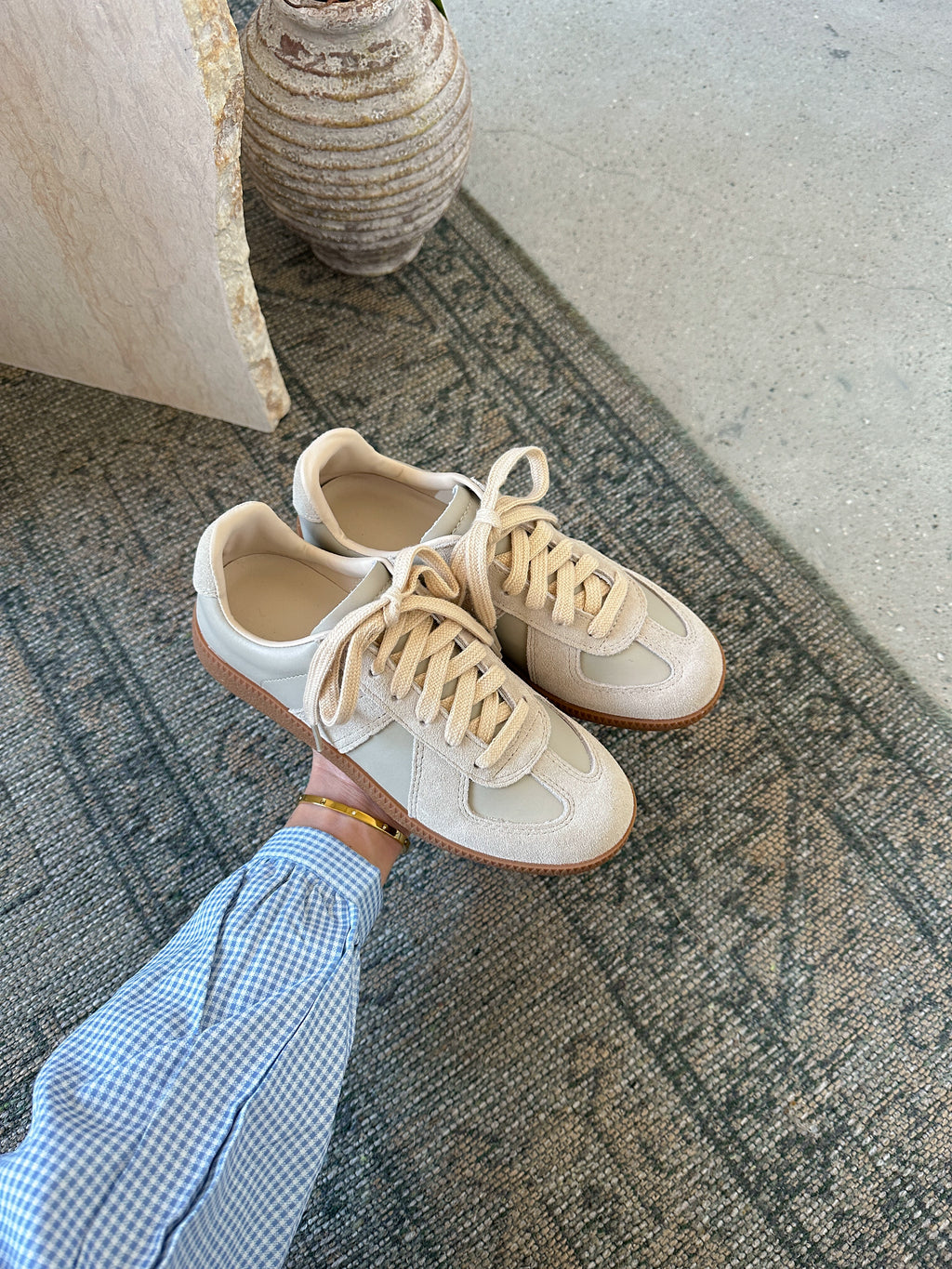 Lidaren Produced Vintage Inner Heightening Sneakers