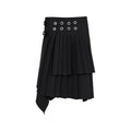 JIKOO Ferry Ticket Breathable High-Waist A-Line Skirt