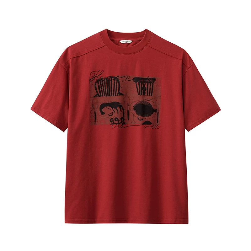 LIMPIDOCULUS Washed Red 400g Cool-Touch Tee