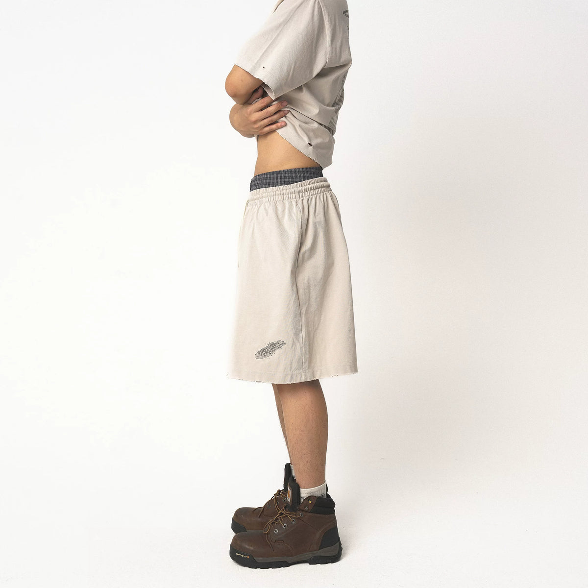 TH90 CREW 300g Straight-Leg Cotton Athletic Shorts