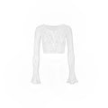 Jim Kennet Lace Stretch Jacquard Cardigan Suspender Dress Set