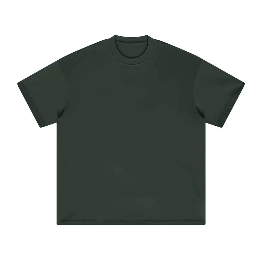 Blank: Map Oversized Small Neckline Casual Tee