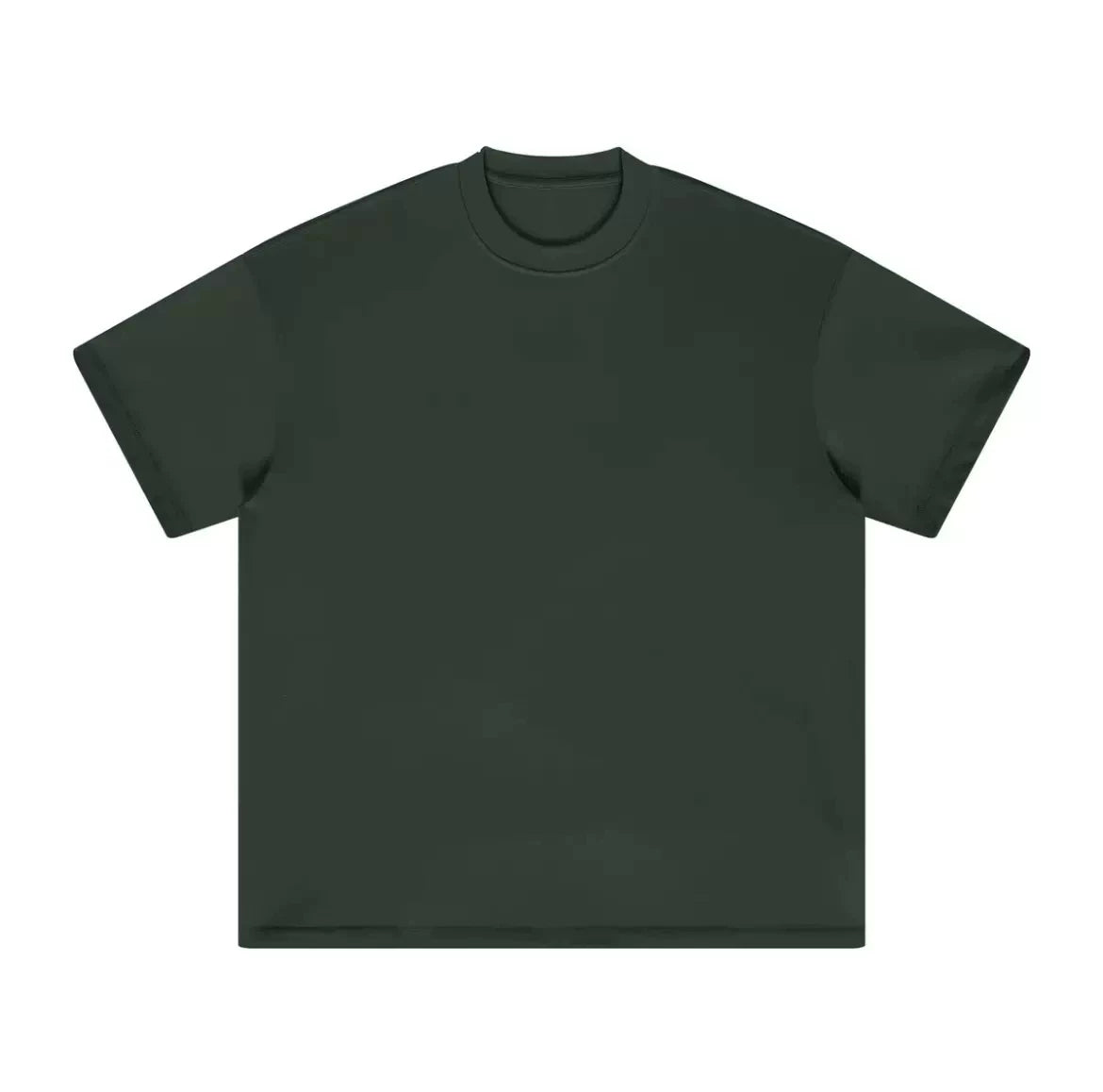 Blank: Map Oversized Small Neckline Casual Tee
