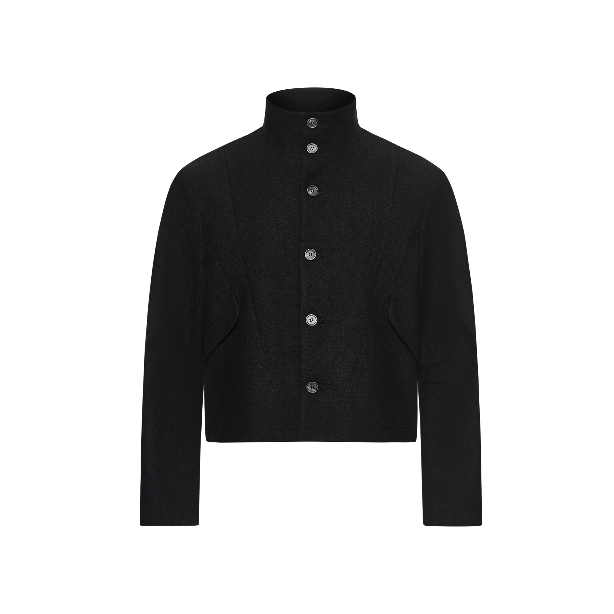 SOUTHFISH Vintage Stand-up Collar Tweed Short Jacket