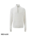 SEE ALSO Cable-Knit Half-Zip Loose Fit Sweater