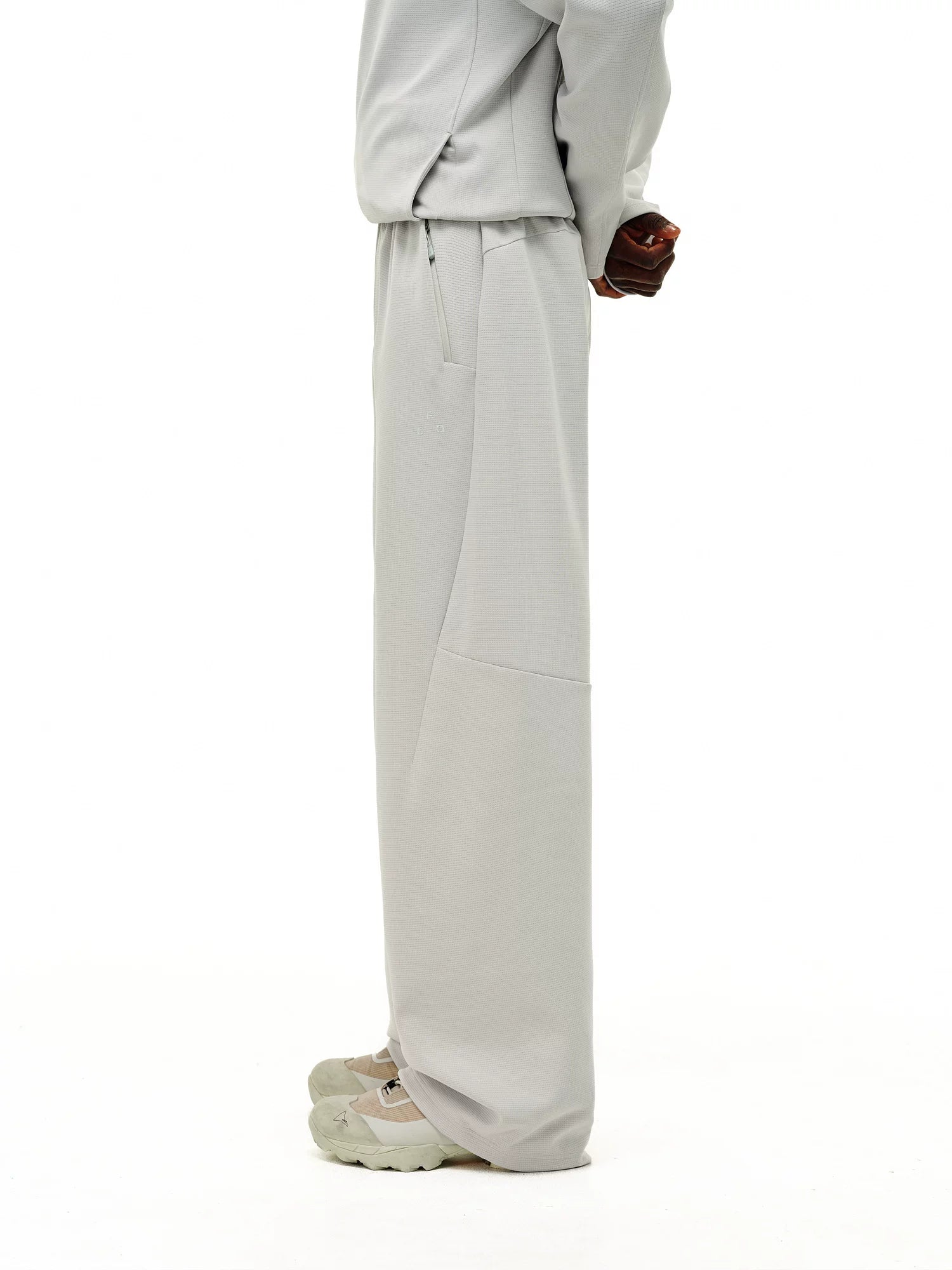 FPA Casual Sports Texture Knitted Trousers