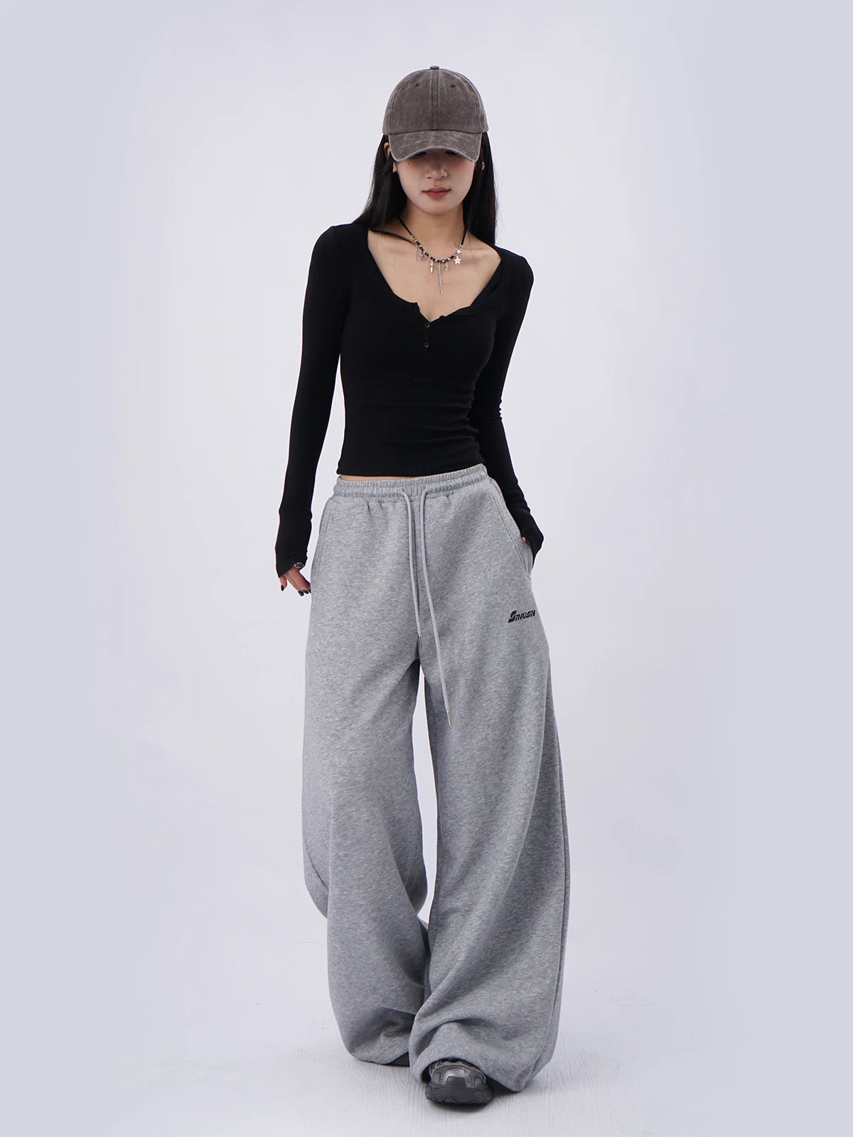 SAMUSAN Loose and Versatile Casual Sweatpants