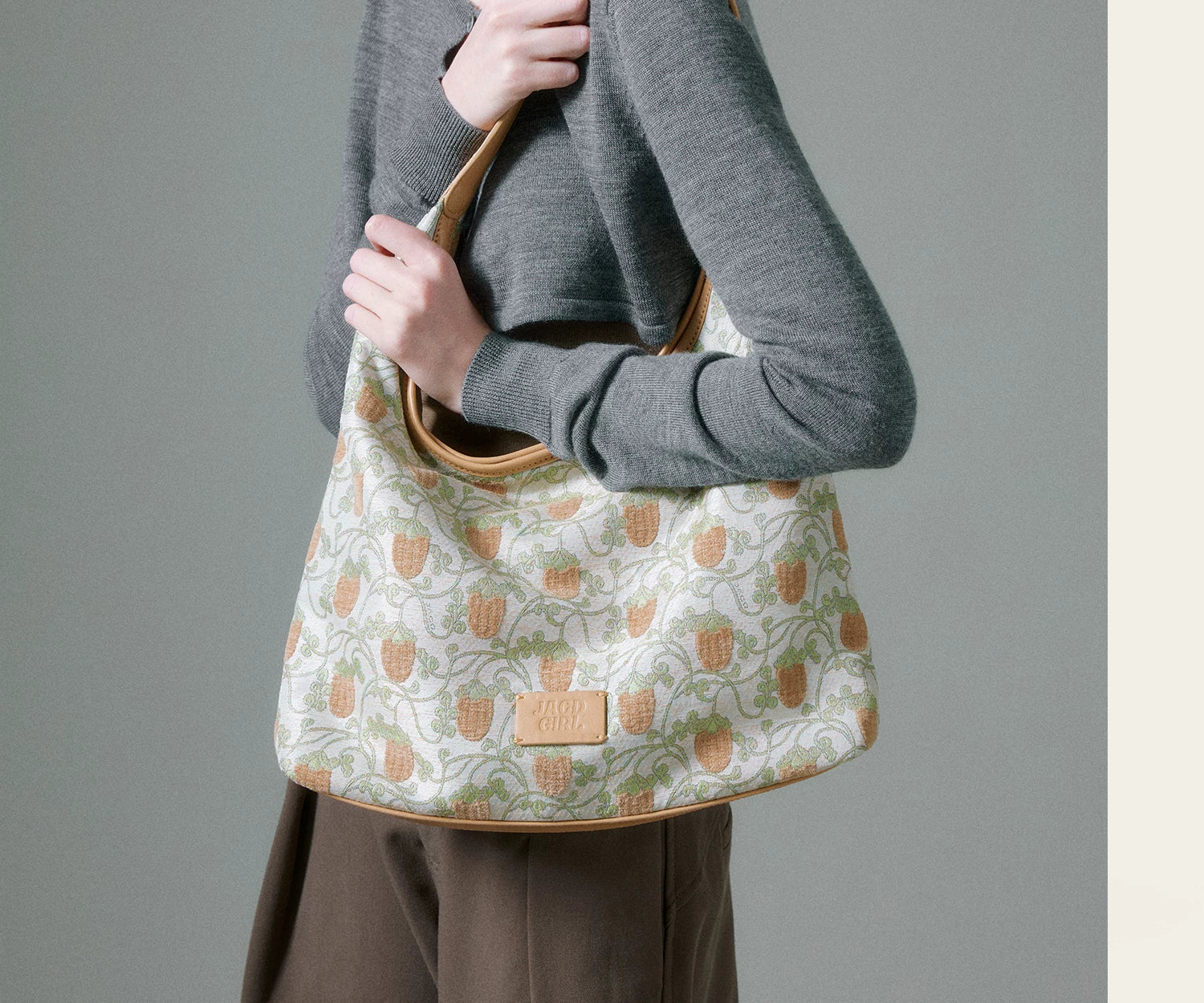 JACD Guochao Retro Tote Bag Underarm Bag