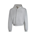 DM Tenacious Asymmetric Snap Cropped Hoodie