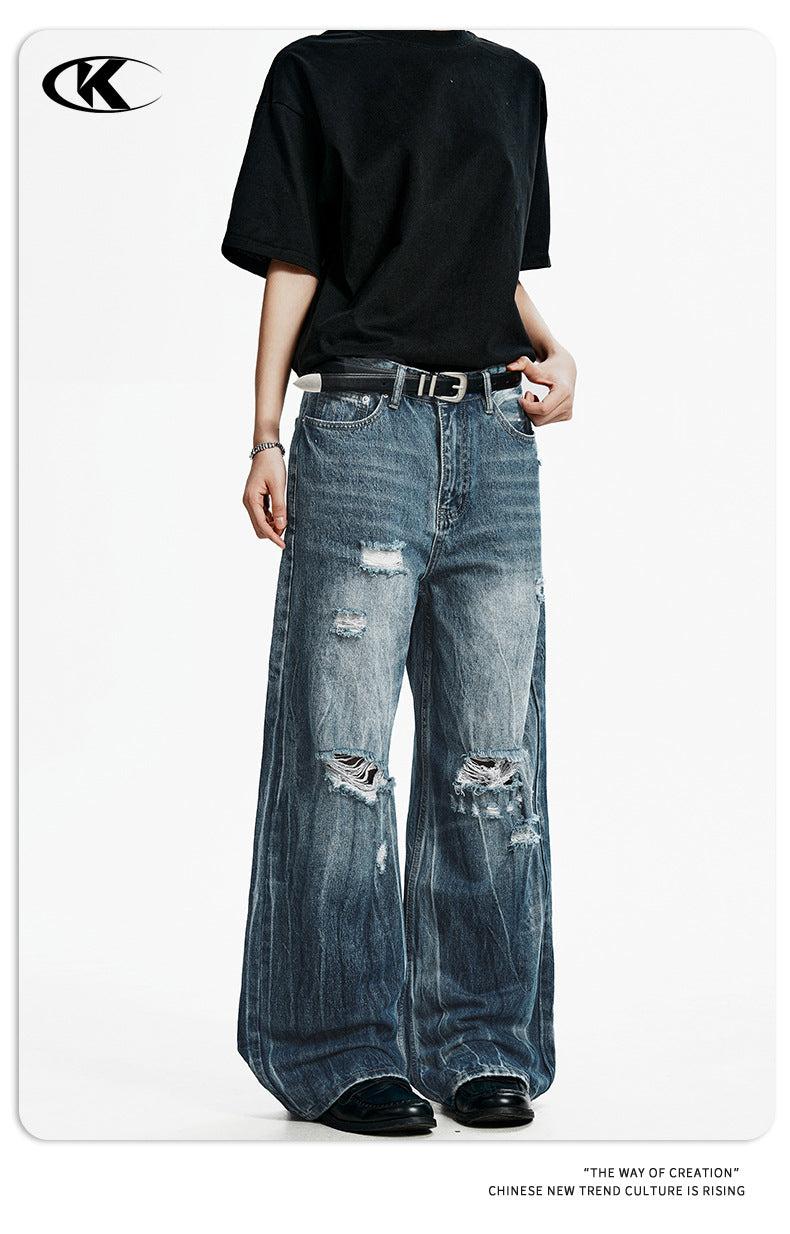 11KN American Vintage Ripped Jeans