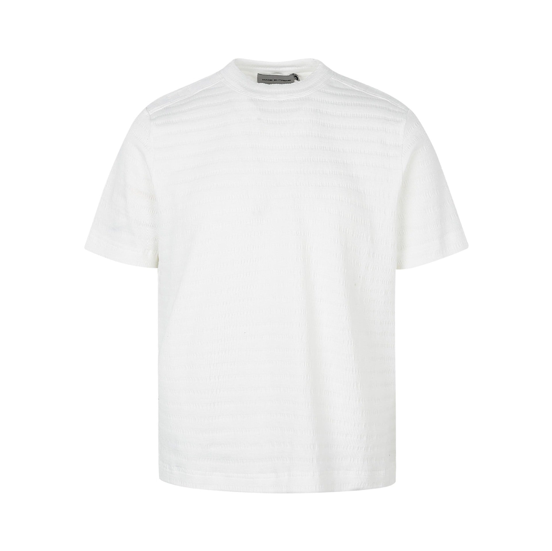 MADEEXTREME static luxury blend jacquard crew neck tee