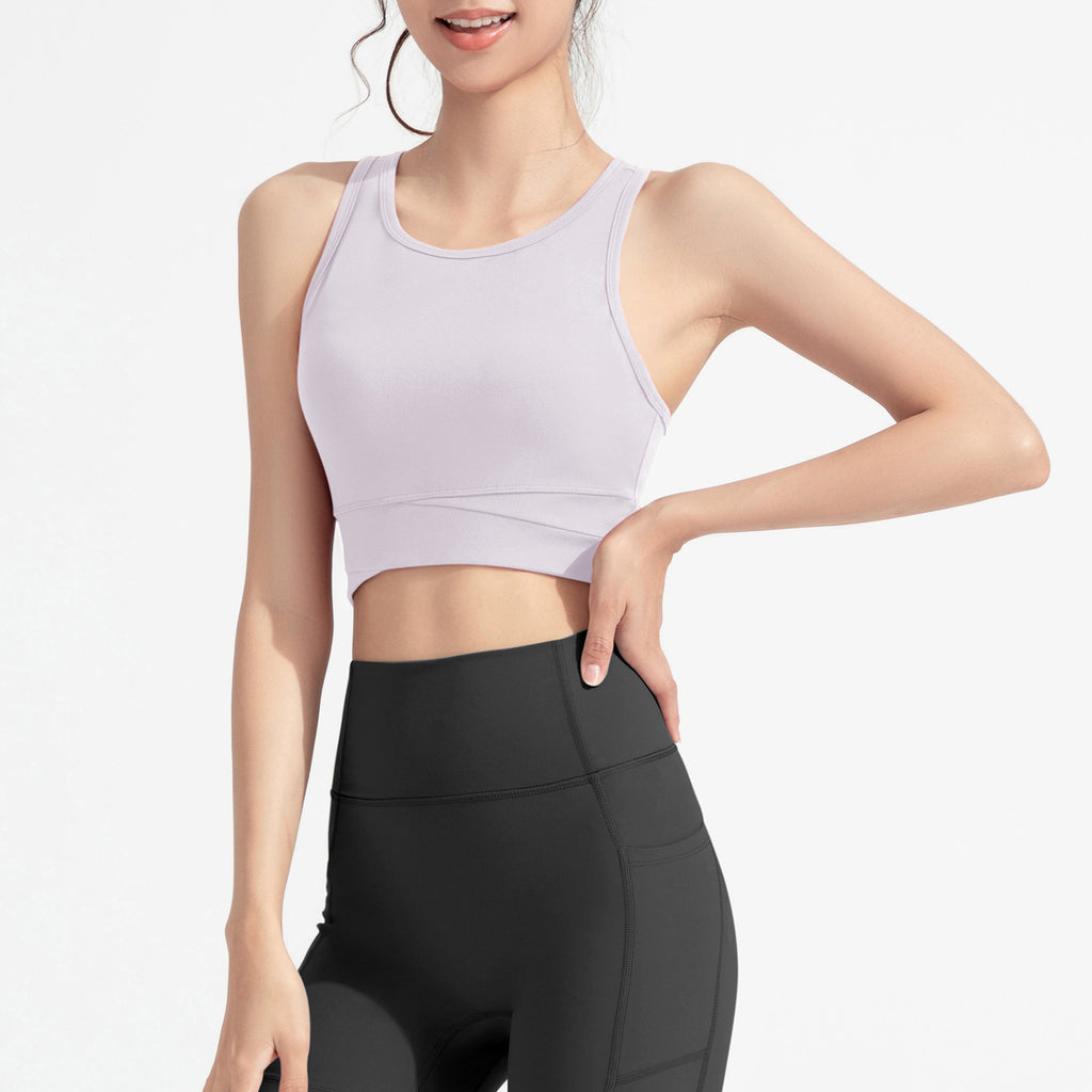 ATHENA LULU High Support Seamless Strappy Back Sports Bra