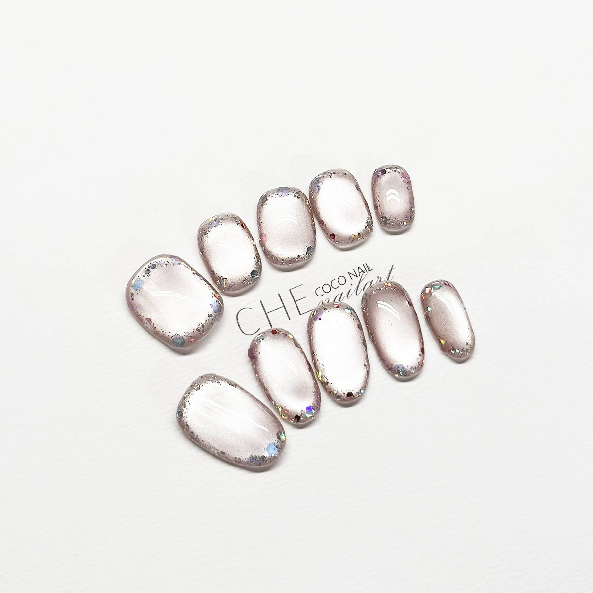 CoCo Handmade Blush Ombre Short Nails