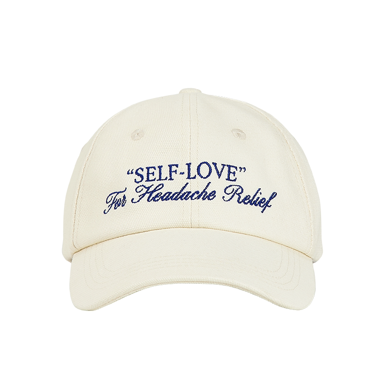 HEADACHE Embroidered Curved-Brim Baseball Cap