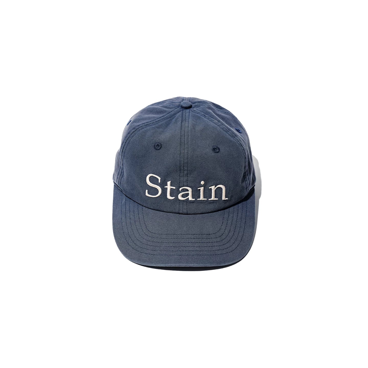 PARTIMENTO Washed Cotton Distressed Baseball Cap