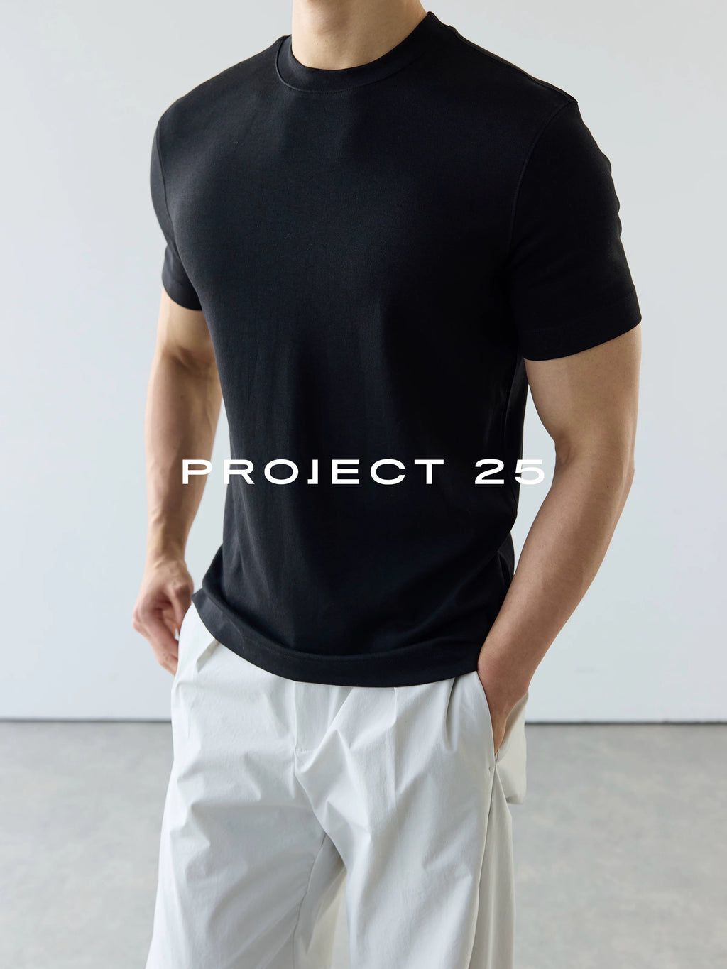 PROJECT 25 Cloud-Soft Regular-Fit Crew Neck Tee
