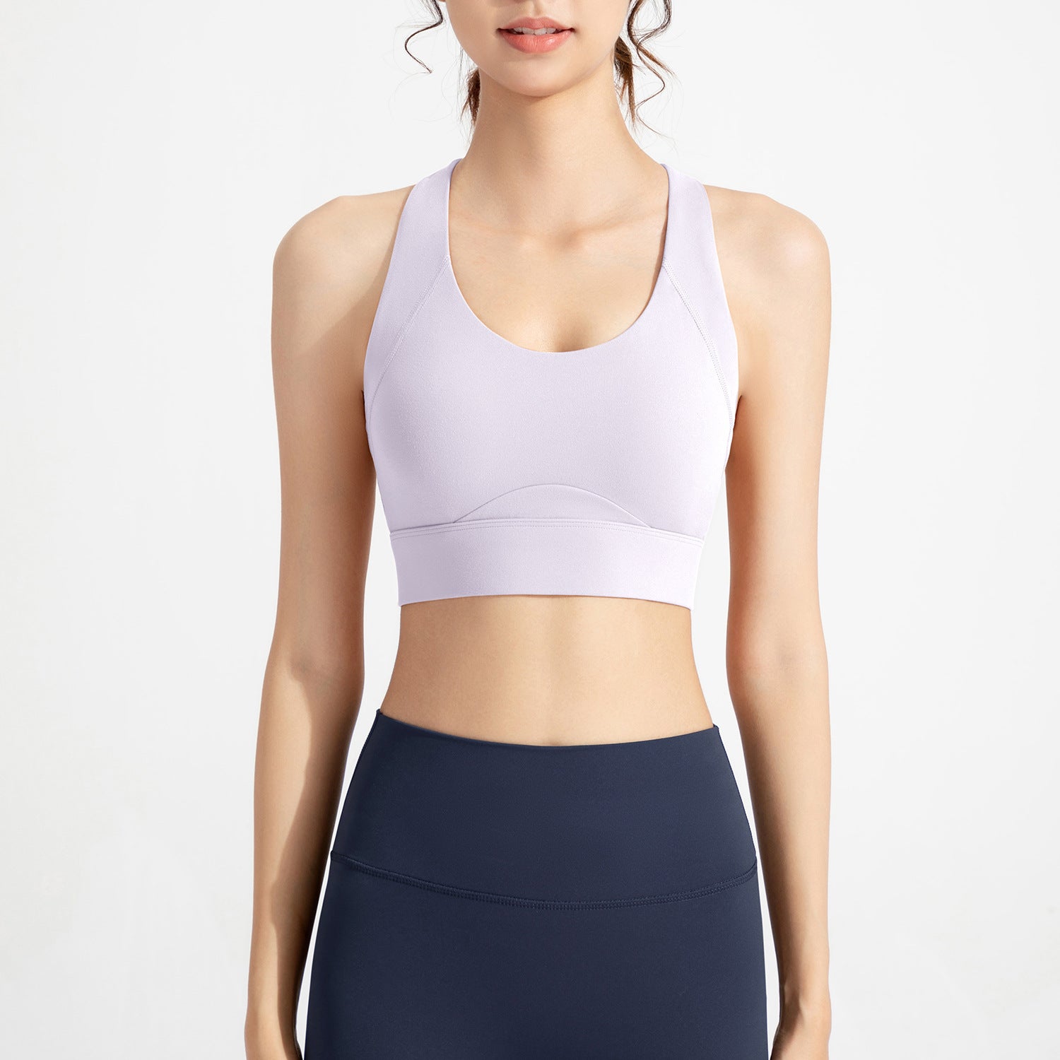 Athena Lulu Naked Shockproof Gathering Yoga Vest