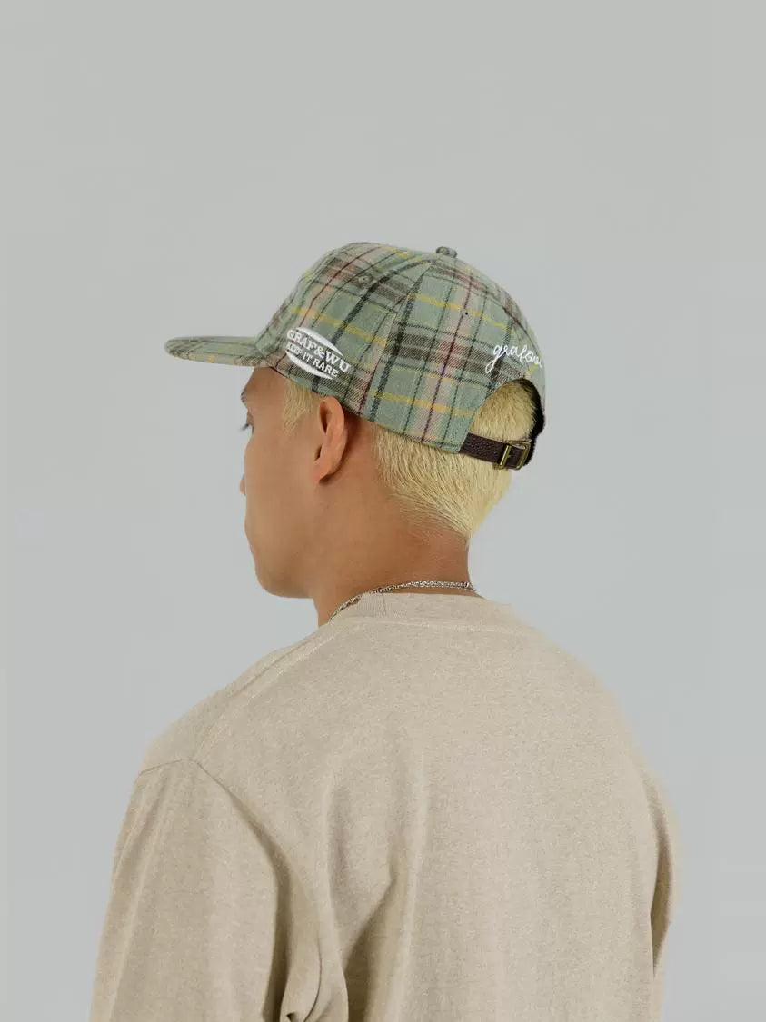 GRAF Vintage Plaid Embroidered Baseball Cap