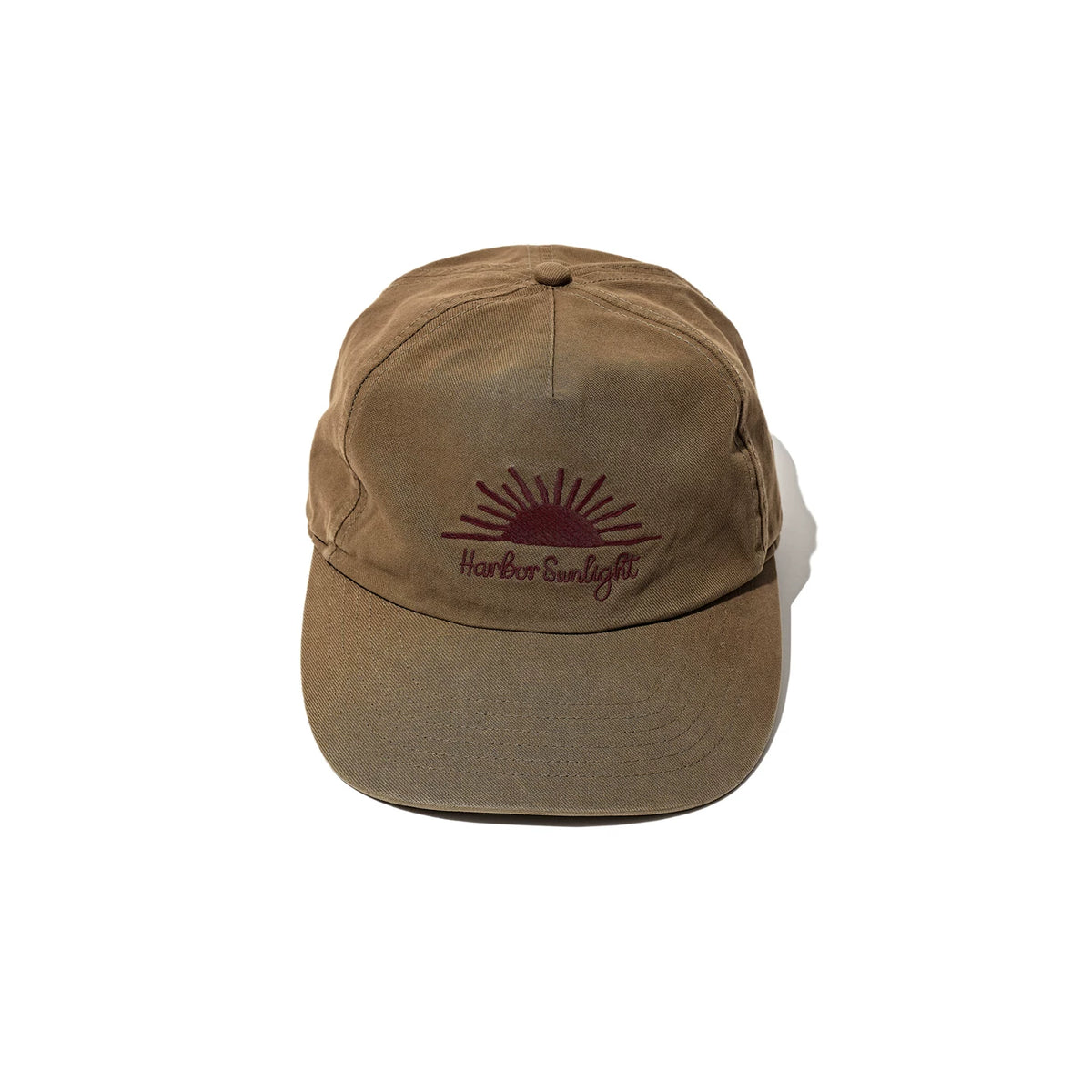 PARTIMENTO Vintage Washed Cotton -Panel Baseball Cap