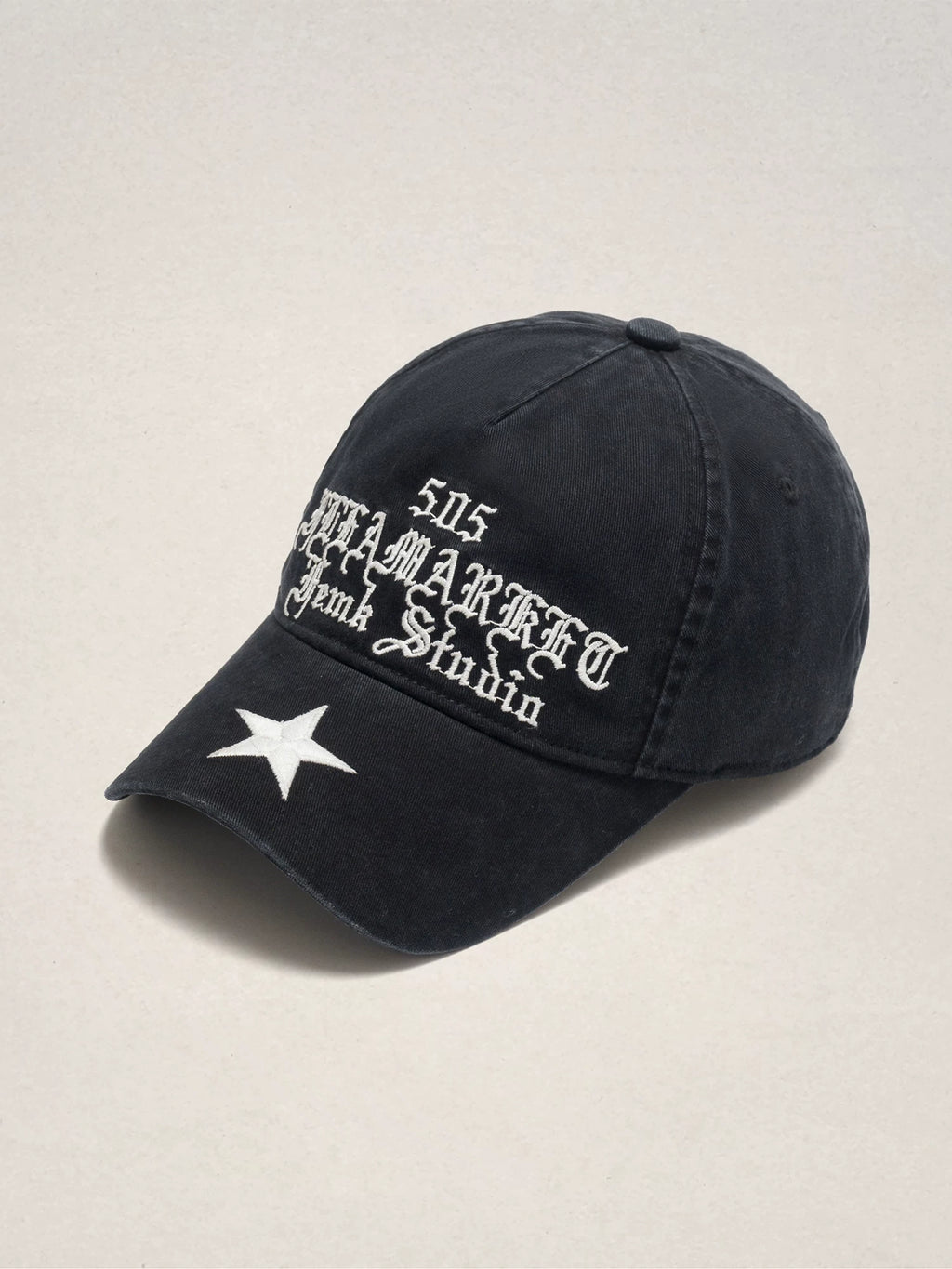 Fleamarket Embroidered Old Pentagram Baseball Cap