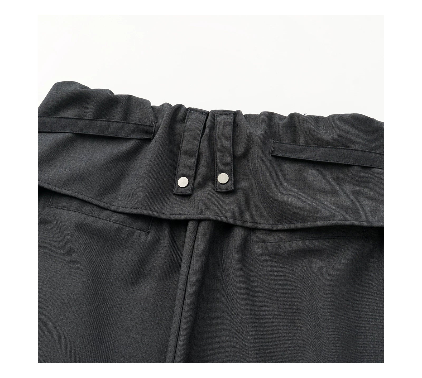 Oinimi Waist Head Loose Drape Strap Wide Leg Slacks