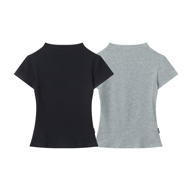 AIRHOOD Front Shoulder Slim Tee