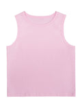UNF round neck slim-fitting outer Crop Top Tee